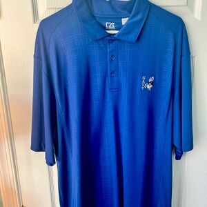 Naval Academy Golf Polo Shirt Blue Cutter & Buck